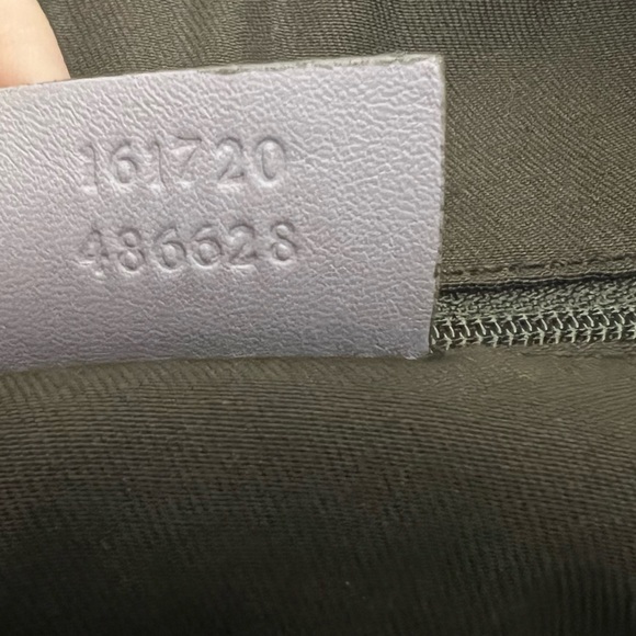 Gucci Canvas and Lilac Colored Leather Handbag - Picture 13 of 17